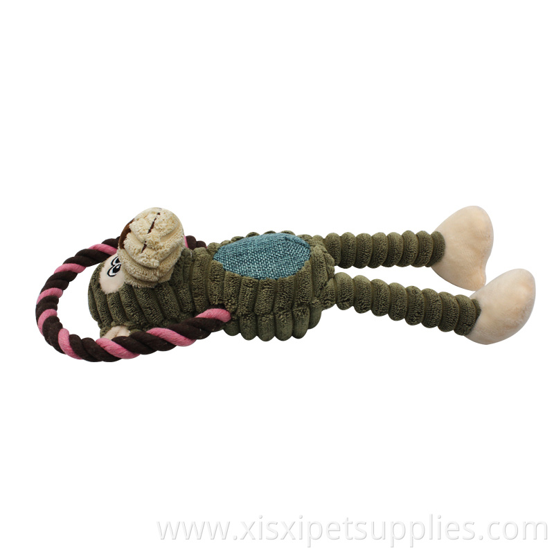 Factory Direct Cotton Knotted Rope Super Cute Dog Plush Toy pet accessories
